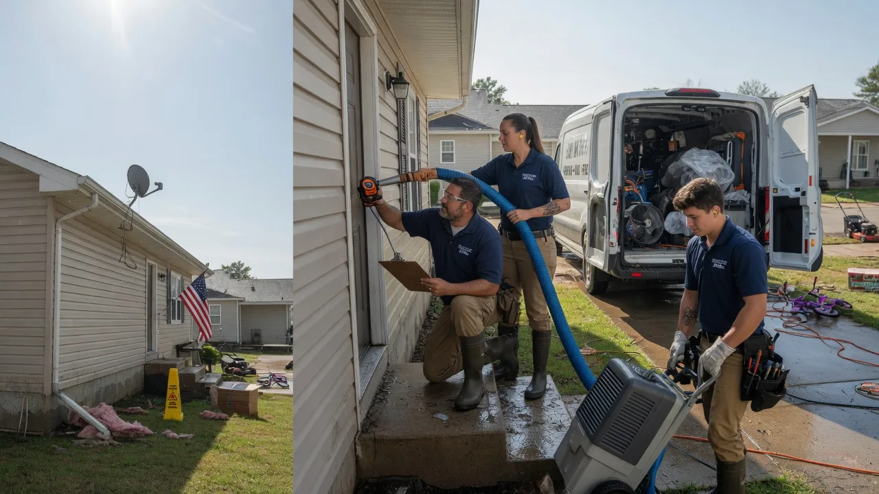 Ceiling Water Damage Restoration in Stoughton, WI near me